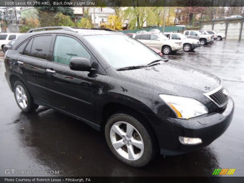 Black Onyx / Light Gray 2008 Lexus RX 350 AWD