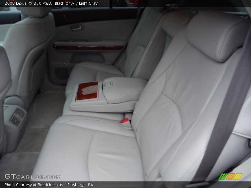 Black Onyx / Light Gray 2008 Lexus RX 350 AWD