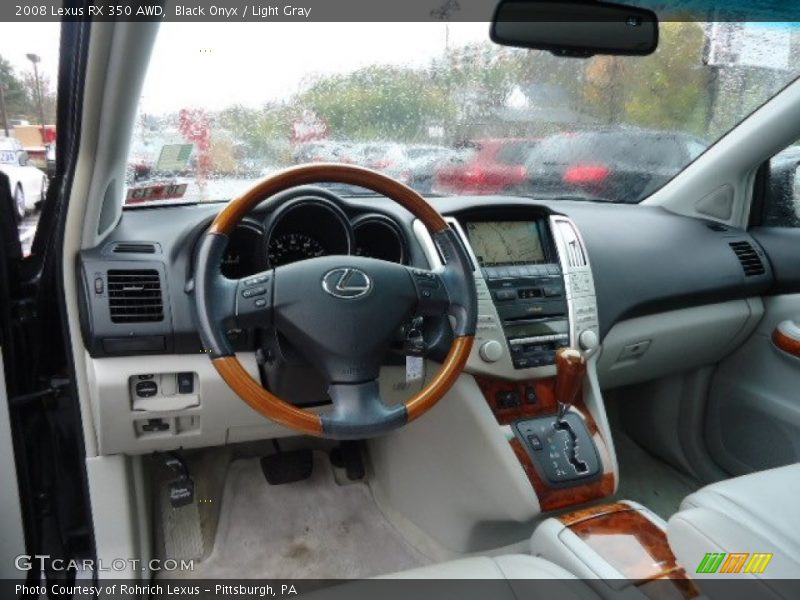Black Onyx / Light Gray 2008 Lexus RX 350 AWD