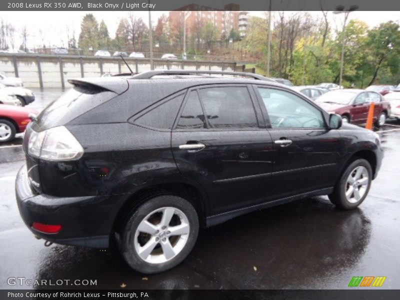 Black Onyx / Light Gray 2008 Lexus RX 350 AWD