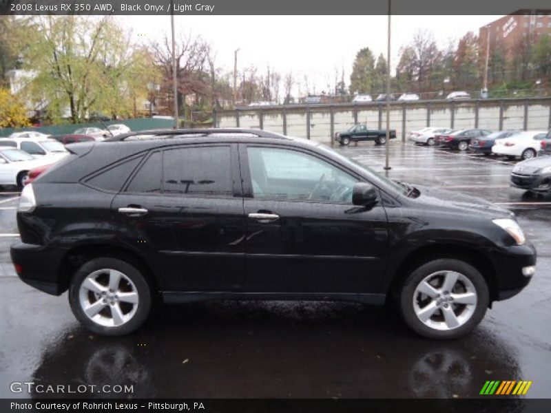 Black Onyx / Light Gray 2008 Lexus RX 350 AWD