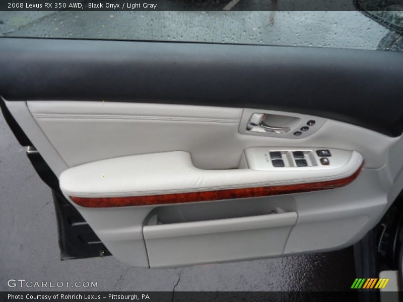 Black Onyx / Light Gray 2008 Lexus RX 350 AWD