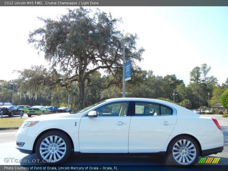 Crystal Champagne / Light Dune 2013 Lincoln MKS FWD