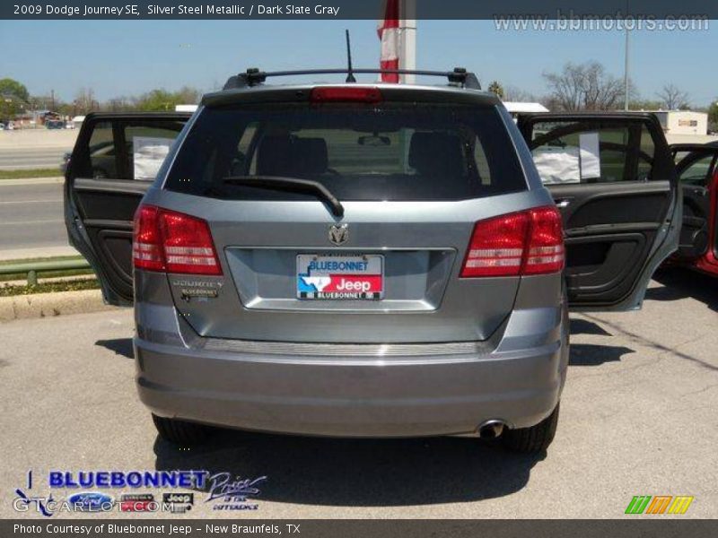 Silver Steel Metallic / Dark Slate Gray 2009 Dodge Journey SE