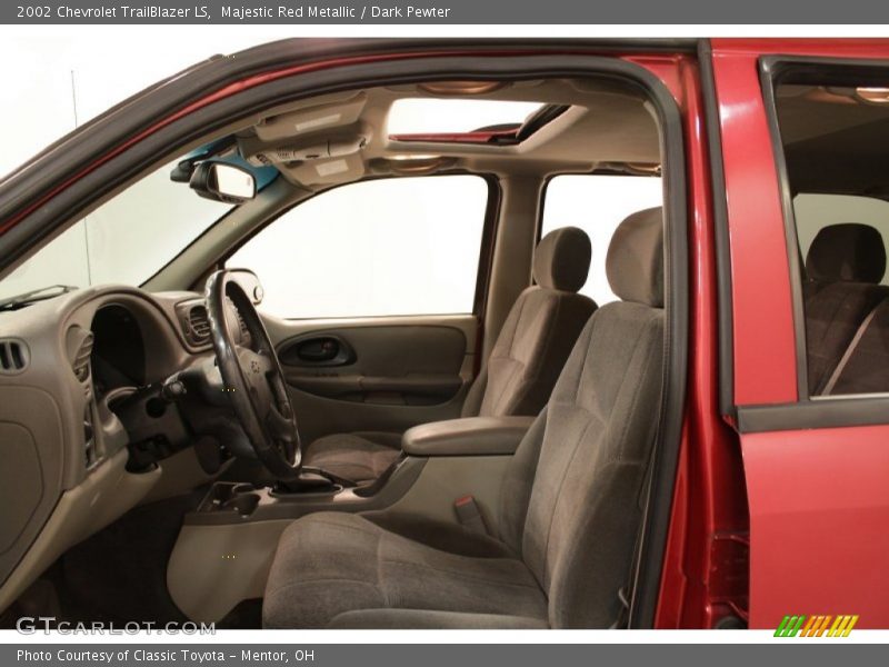 Majestic Red Metallic / Dark Pewter 2002 Chevrolet TrailBlazer LS