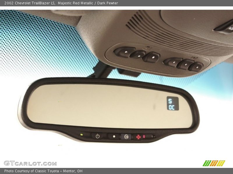 Majestic Red Metallic / Dark Pewter 2002 Chevrolet TrailBlazer LS