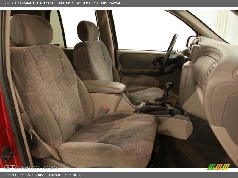Majestic Red Metallic / Dark Pewter 2002 Chevrolet TrailBlazer LS