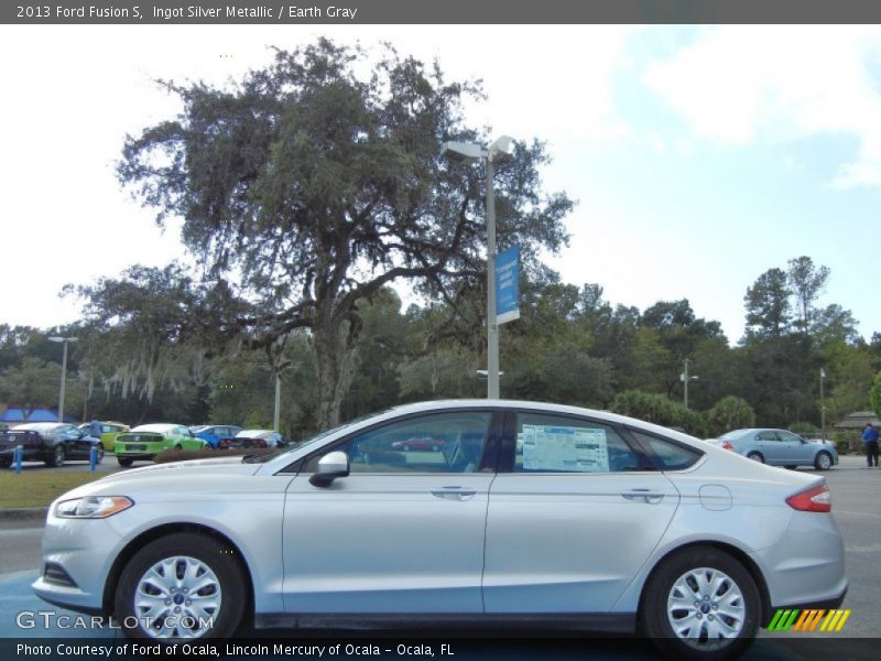  2013 Fusion S Ingot Silver Metallic