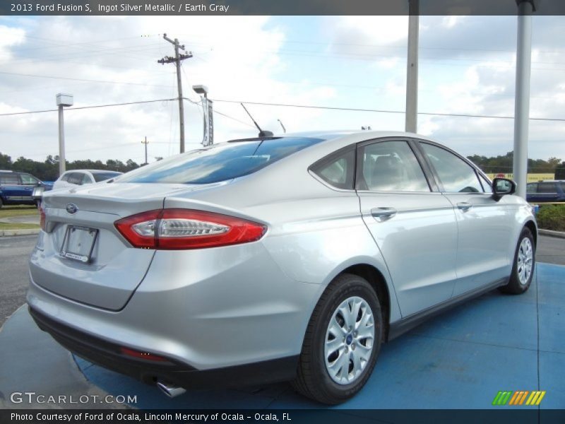  2013 Fusion S Ingot Silver Metallic