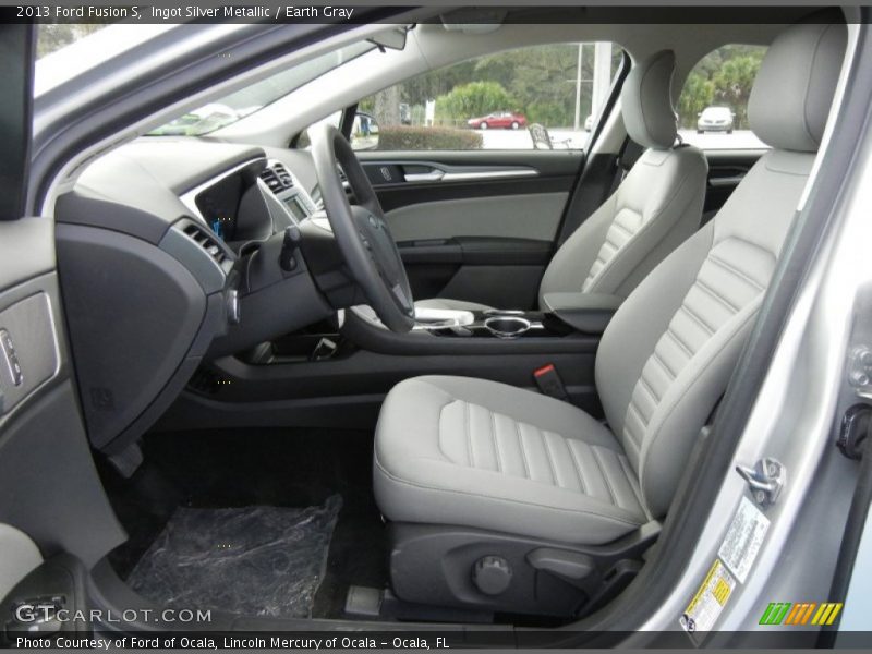 Front Seat of 2013 Fusion S