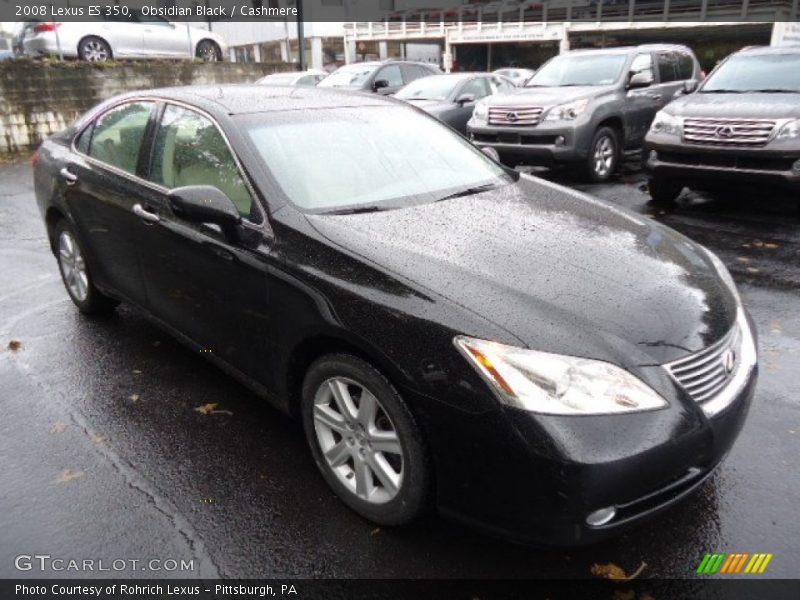 Obsidian Black / Cashmere 2008 Lexus ES 350