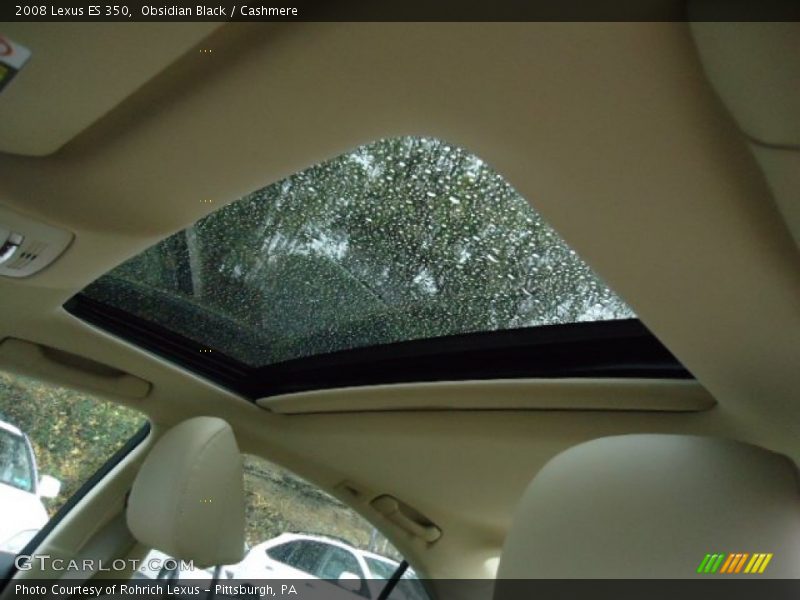 Obsidian Black / Cashmere 2008 Lexus ES 350