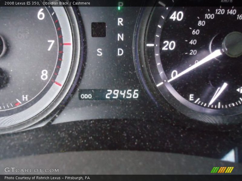 Obsidian Black / Cashmere 2008 Lexus ES 350