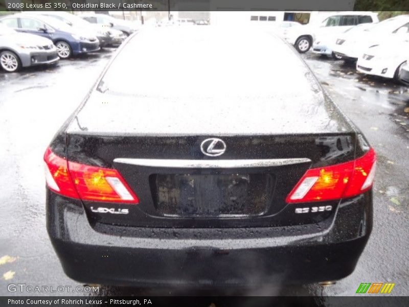 Obsidian Black / Cashmere 2008 Lexus ES 350