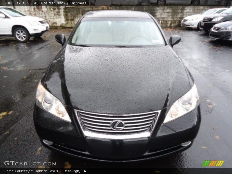 Obsidian Black / Cashmere 2008 Lexus ES 350