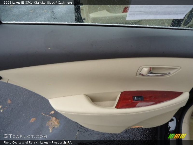 Obsidian Black / Cashmere 2008 Lexus ES 350