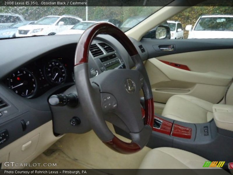 Obsidian Black / Cashmere 2008 Lexus ES 350
