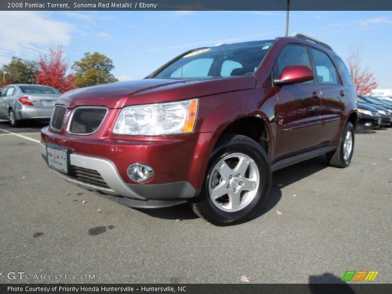 Sonoma Red Metallic / Ebony 2008 Pontiac Torrent