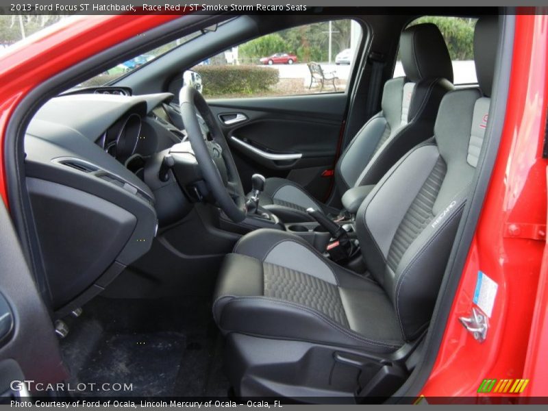 Front Seat of 2013 Focus ST Hatchback