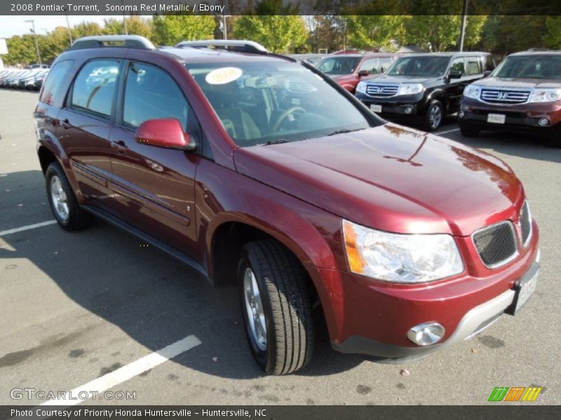 Sonoma Red Metallic / Ebony 2008 Pontiac Torrent