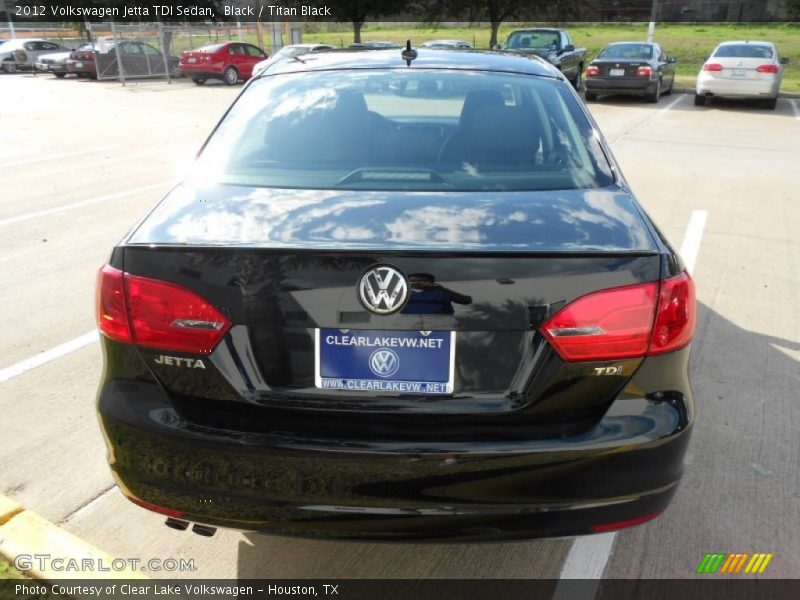 Black / Titan Black 2012 Volkswagen Jetta TDI Sedan