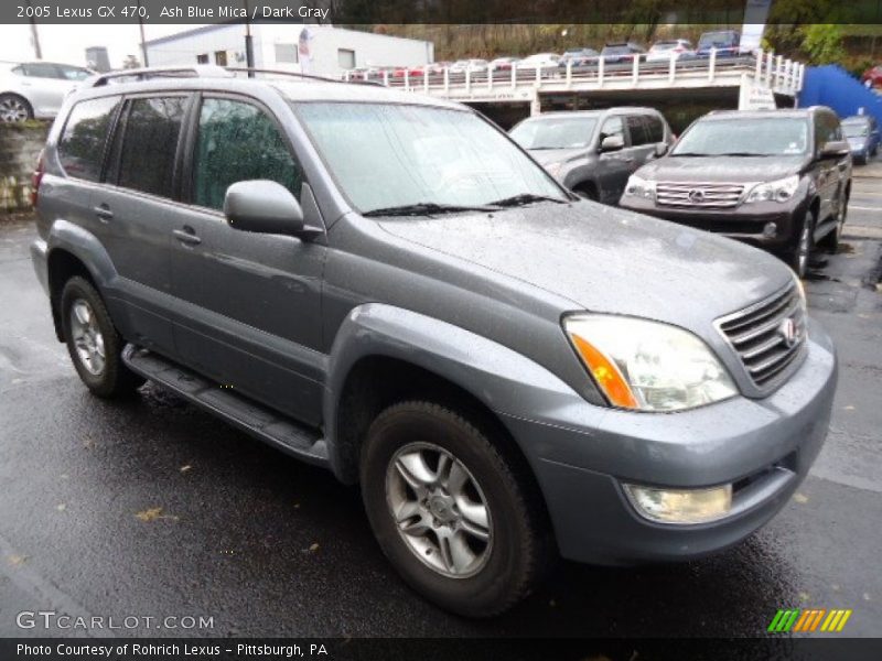 Ash Blue Mica / Dark Gray 2005 Lexus GX 470