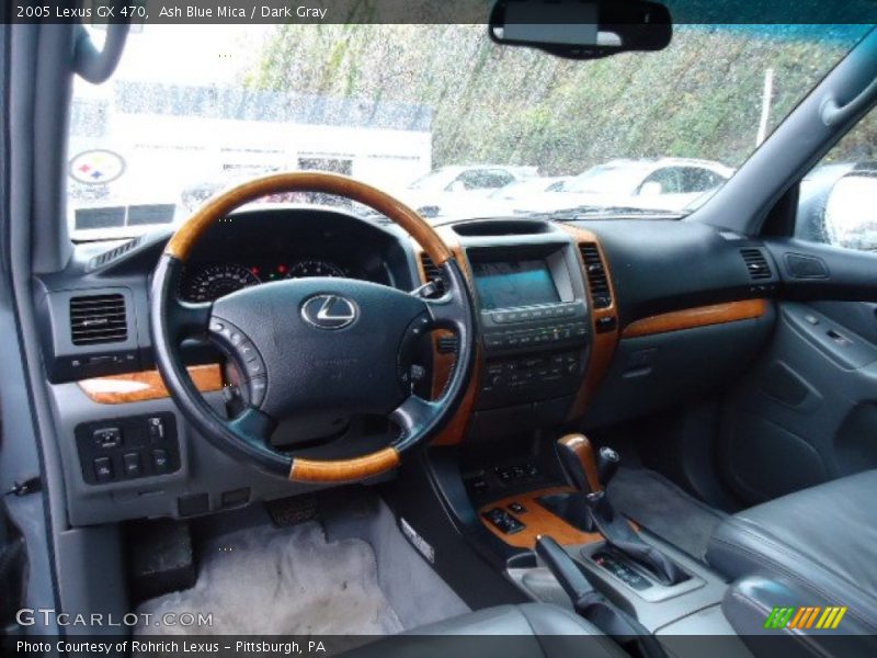 Ash Blue Mica / Dark Gray 2005 Lexus GX 470