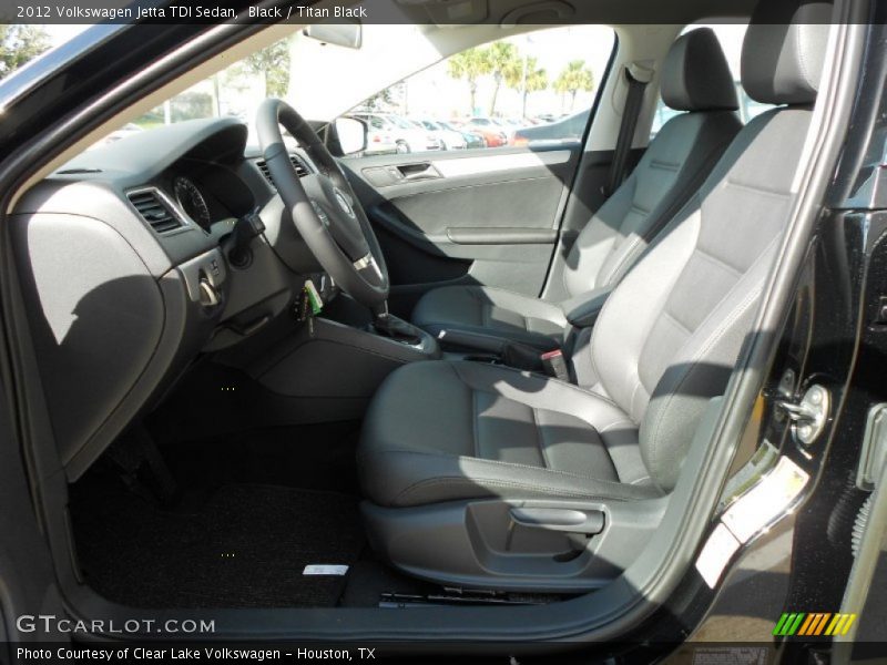 Black / Titan Black 2012 Volkswagen Jetta TDI Sedan