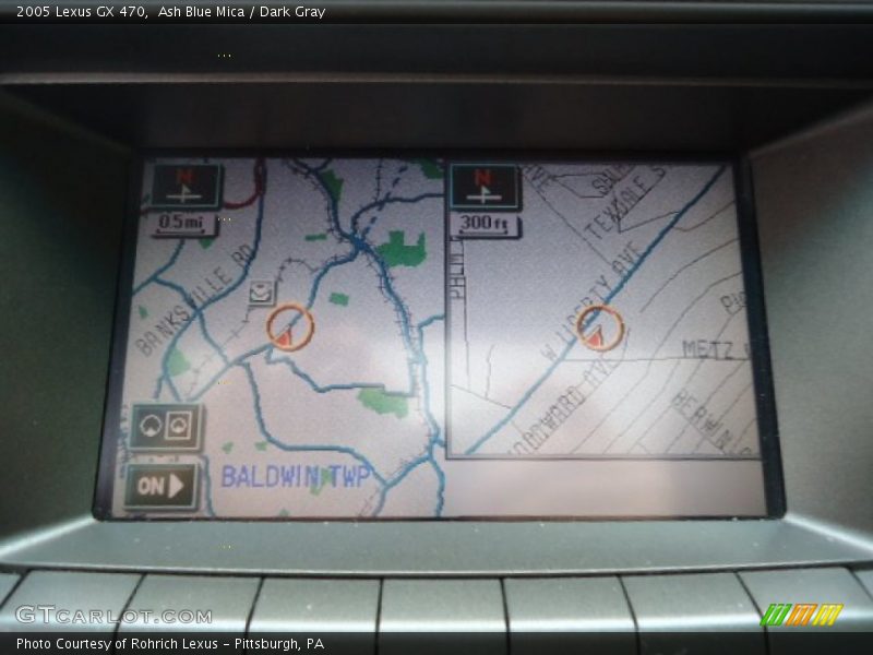 Ash Blue Mica / Dark Gray 2005 Lexus GX 470
