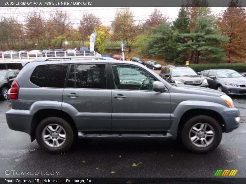 Ash Blue Mica / Dark Gray 2005 Lexus GX 470