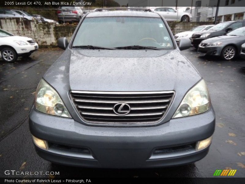 Ash Blue Mica / Dark Gray 2005 Lexus GX 470