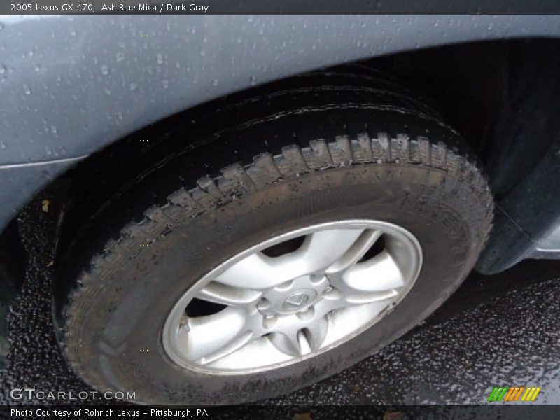 Ash Blue Mica / Dark Gray 2005 Lexus GX 470
