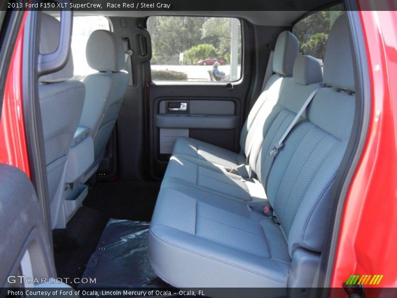 Race Red / Steel Gray 2013 Ford F150 XLT SuperCrew