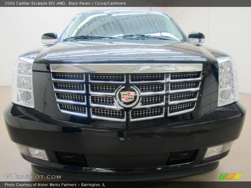 Black Raven / Cocoa/Cashmere 2009 Cadillac Escalade ESV AWD