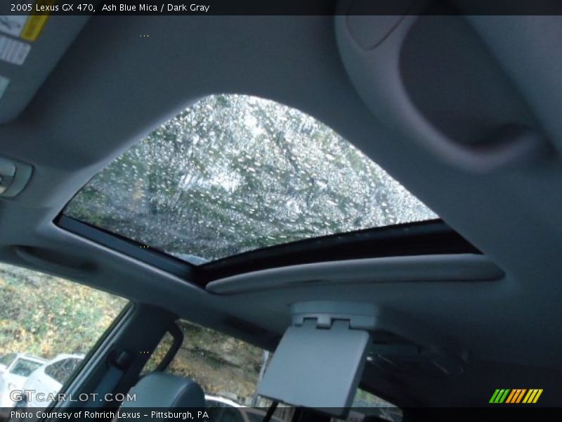 Ash Blue Mica / Dark Gray 2005 Lexus GX 470