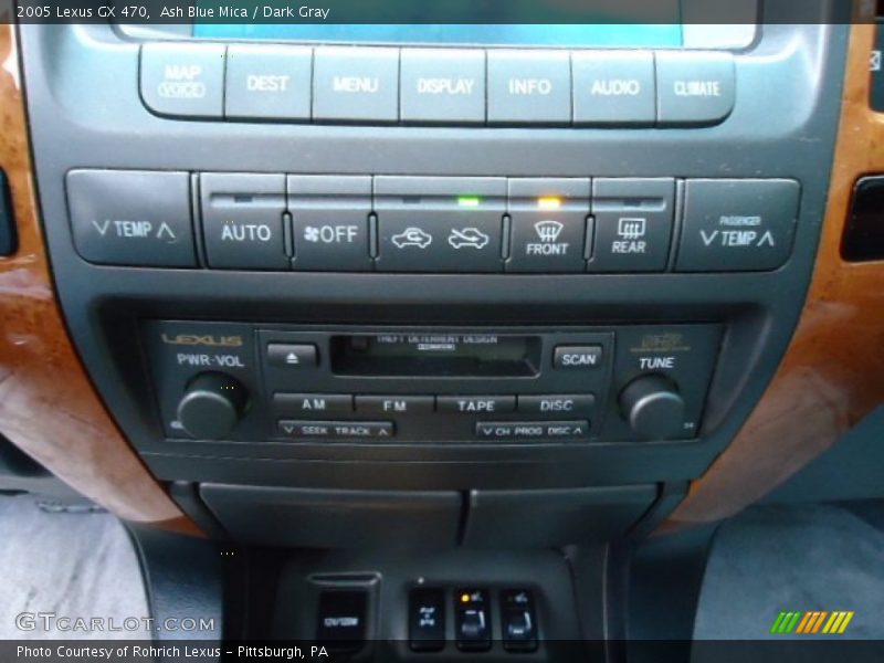 Ash Blue Mica / Dark Gray 2005 Lexus GX 470