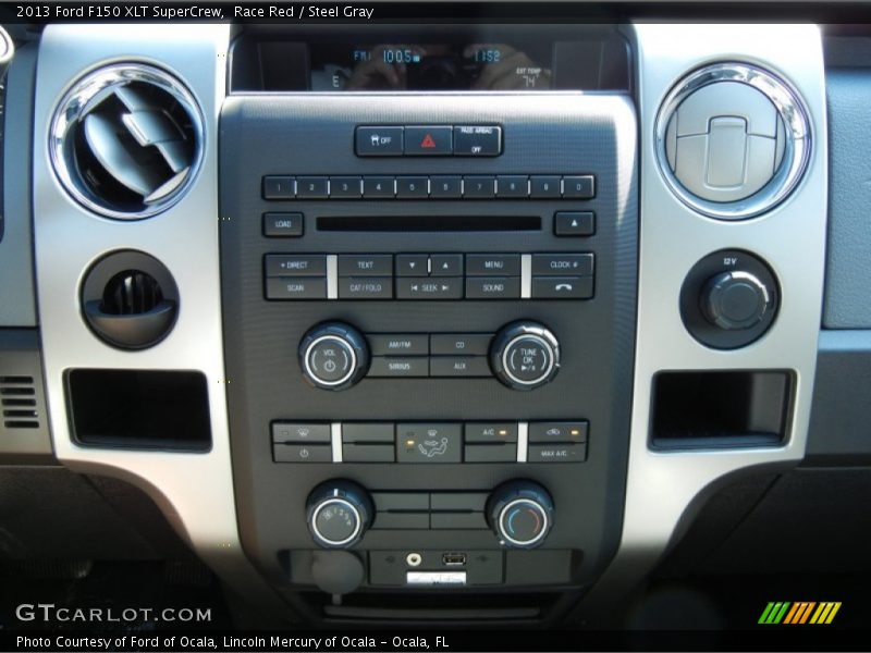 Race Red / Steel Gray 2013 Ford F150 XLT SuperCrew