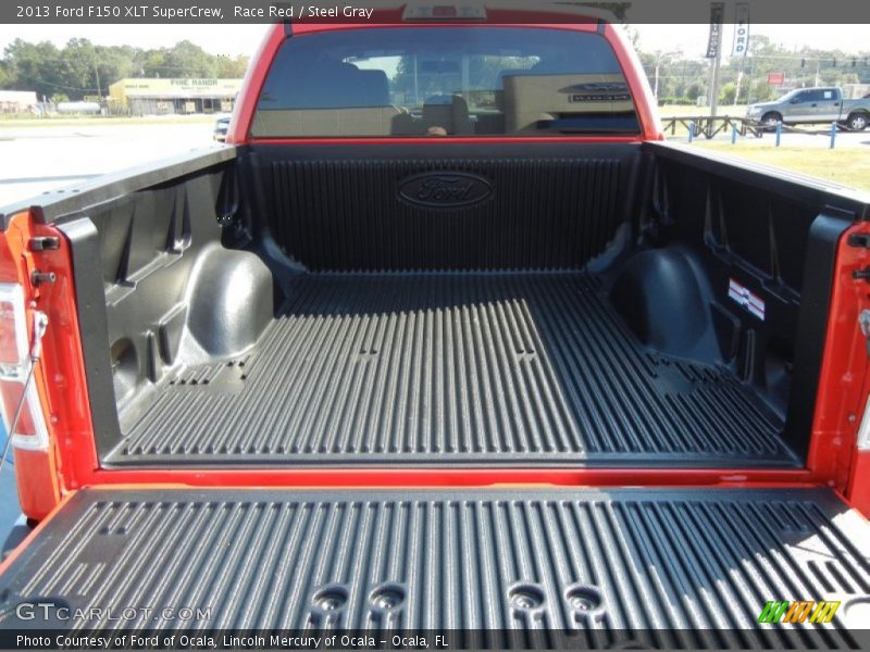 Race Red / Steel Gray 2013 Ford F150 XLT SuperCrew