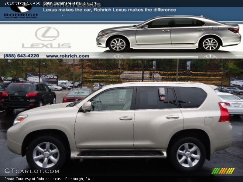 Satin Cashmere Metallic / Ecru 2010 Lexus GX 460
