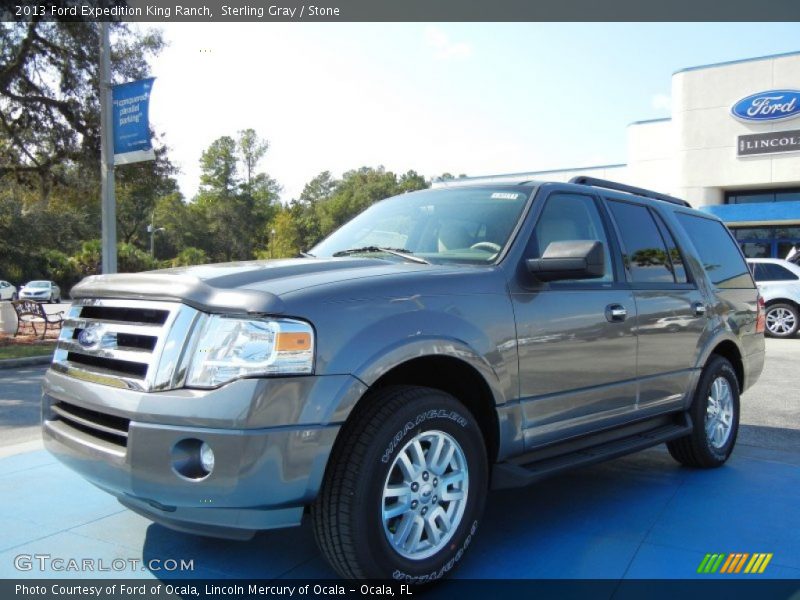 Sterling Gray / Stone 2013 Ford Expedition King Ranch