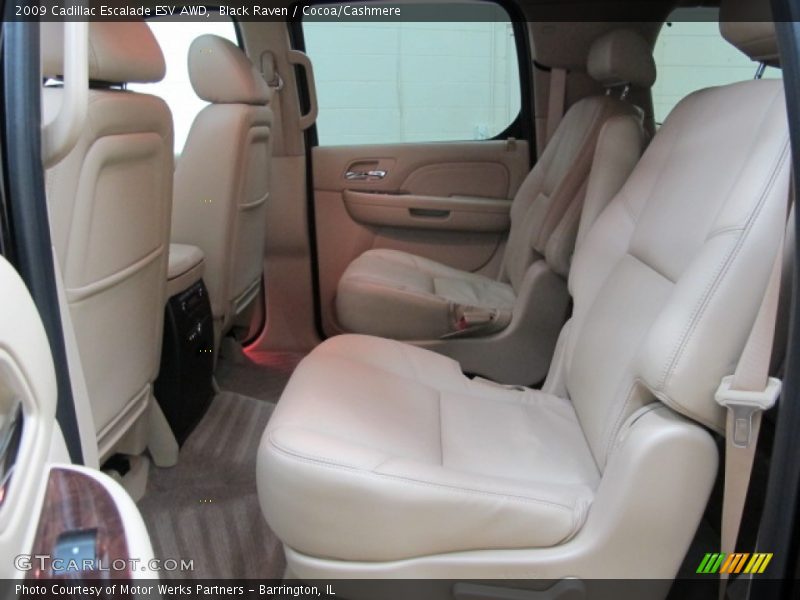 Black Raven / Cocoa/Cashmere 2009 Cadillac Escalade ESV AWD