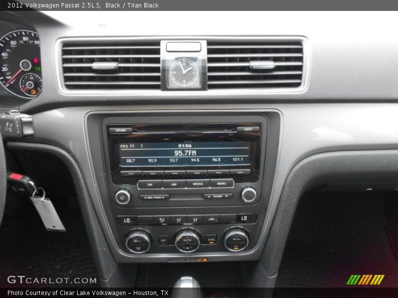 Black / Titan Black 2012 Volkswagen Passat 2.5L S
