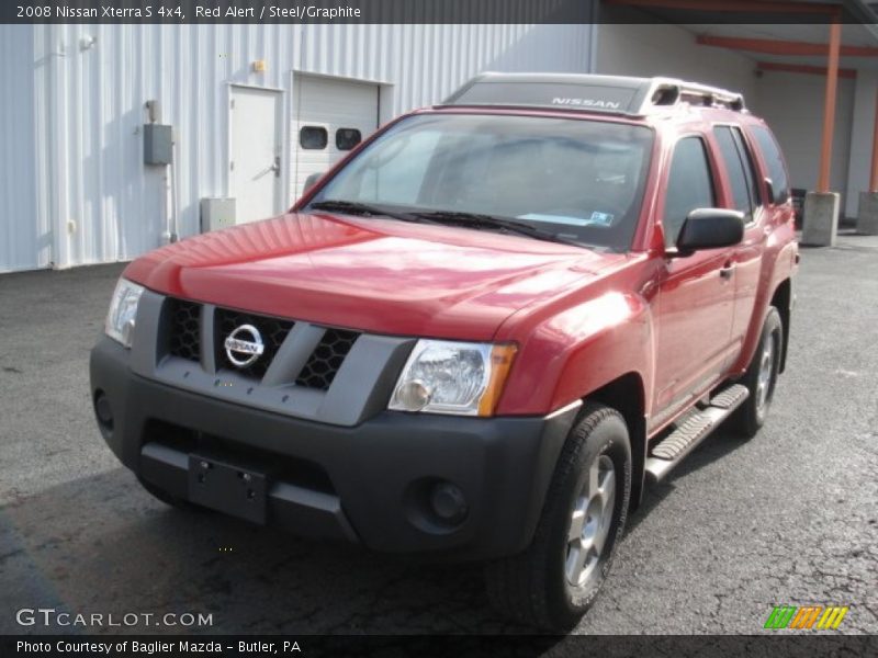 Red Alert / Steel/Graphite 2008 Nissan Xterra S 4x4