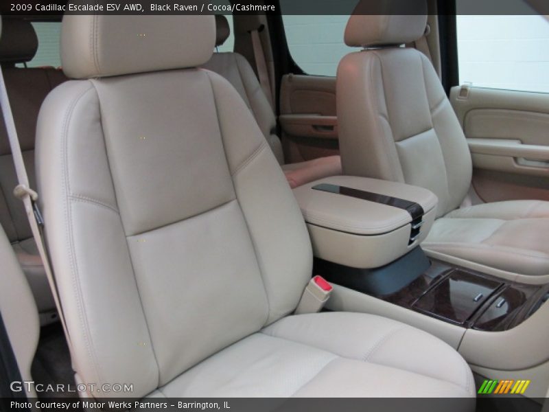 Black Raven / Cocoa/Cashmere 2009 Cadillac Escalade ESV AWD