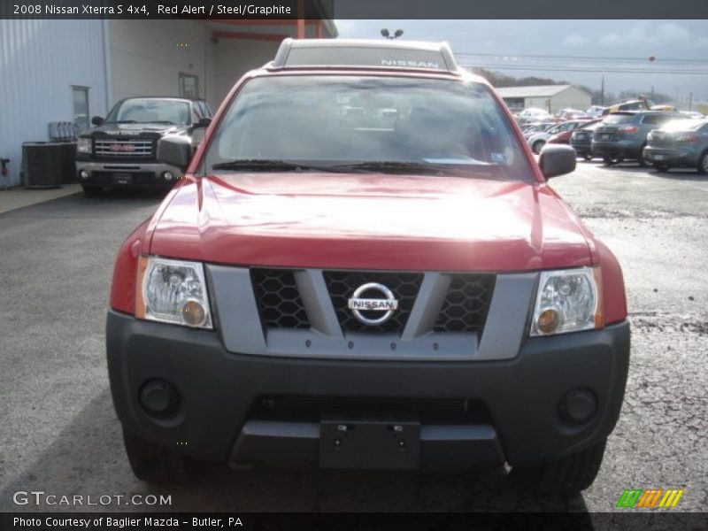 Red Alert / Steel/Graphite 2008 Nissan Xterra S 4x4