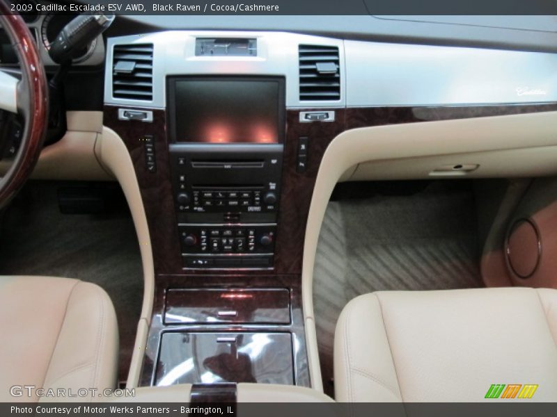 Black Raven / Cocoa/Cashmere 2009 Cadillac Escalade ESV AWD