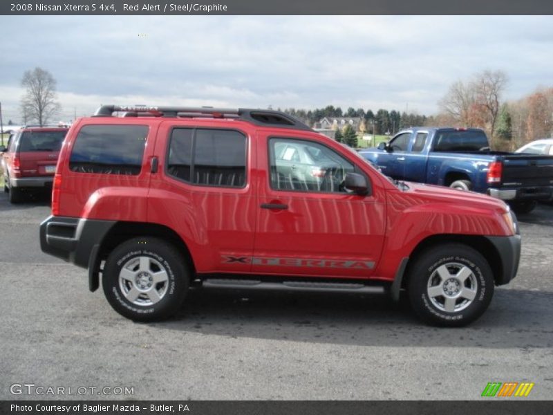 Red Alert / Steel/Graphite 2008 Nissan Xterra S 4x4