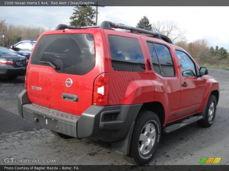 Red Alert / Steel/Graphite 2008 Nissan Xterra S 4x4