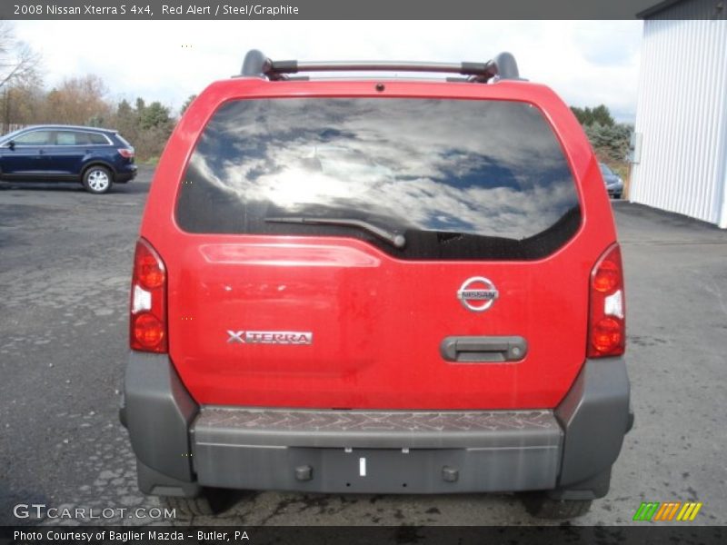Red Alert / Steel/Graphite 2008 Nissan Xterra S 4x4