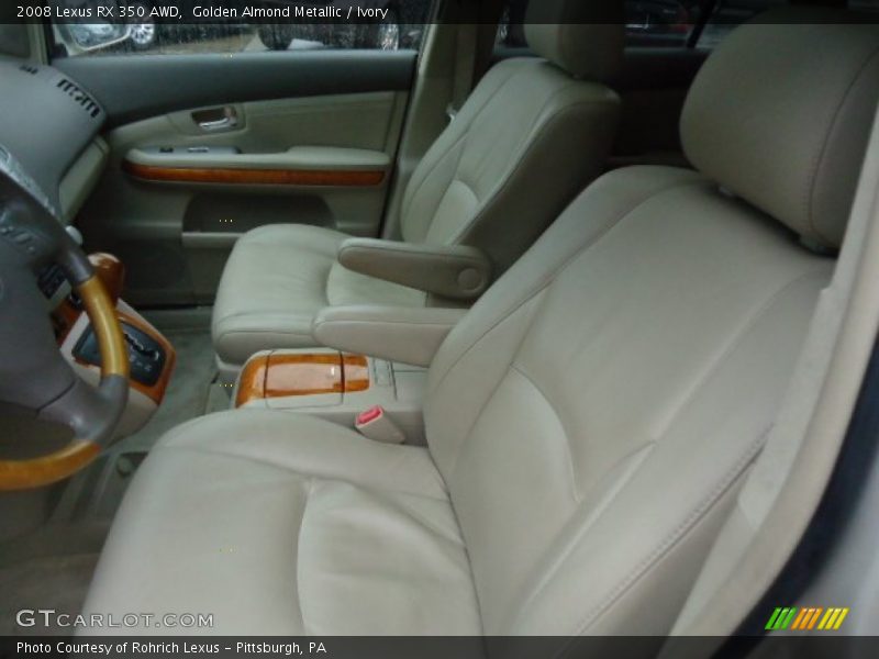 Golden Almond Metallic / Ivory 2008 Lexus RX 350 AWD